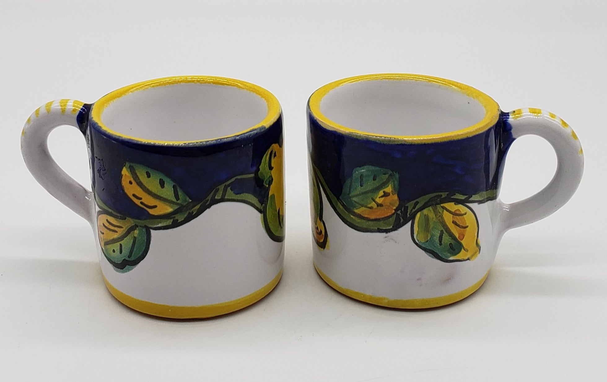 Italian pottery limoncello cup