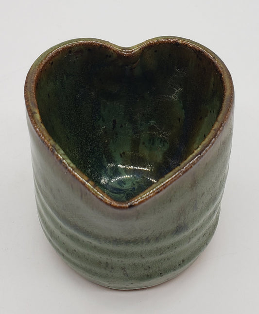 Heart Shaped Ceramic Creamer | Milk Jug | Handmade Pitcher