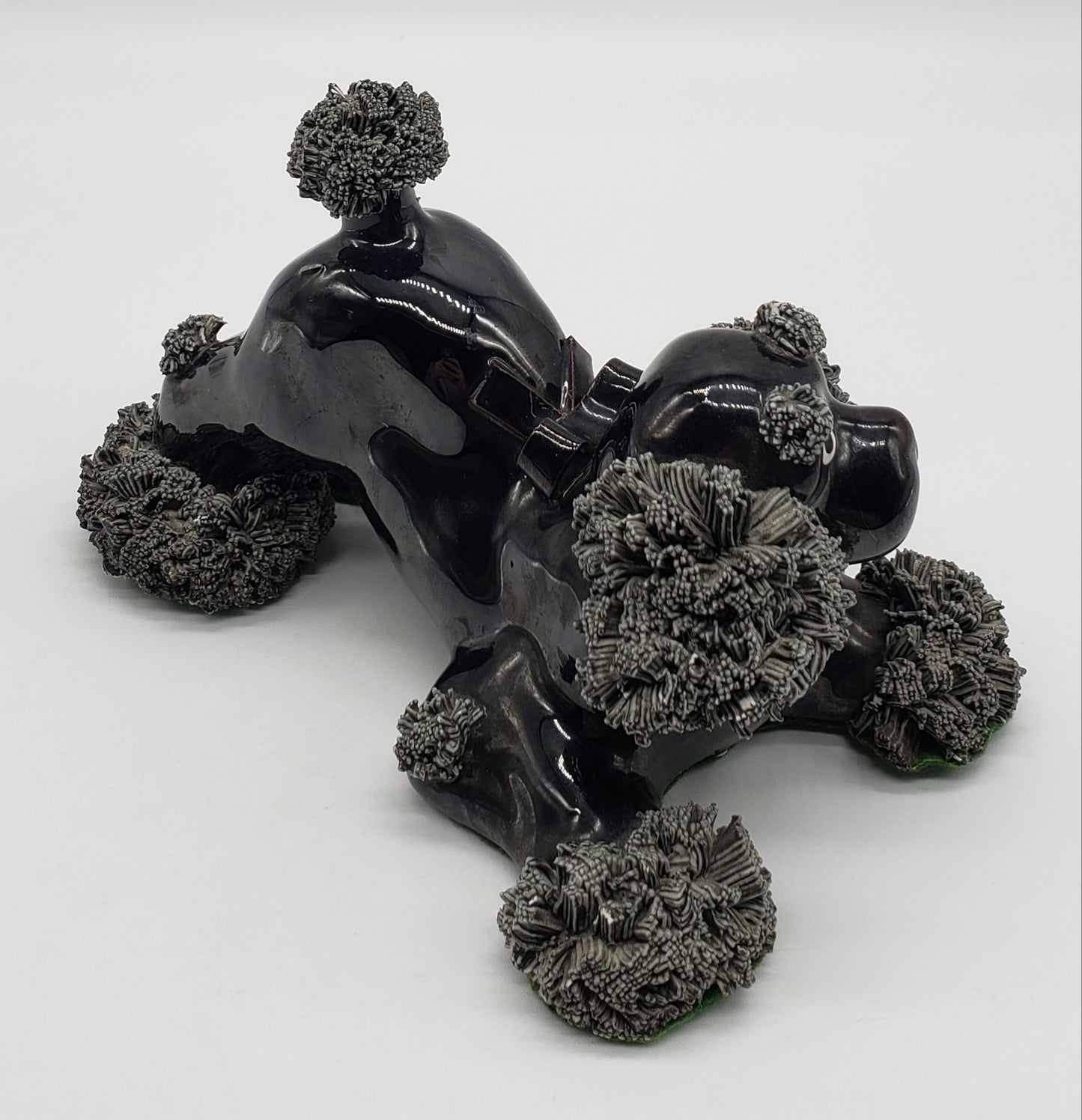 Arnart Porcelain Black Spaghetti Poodle Dog Figurine