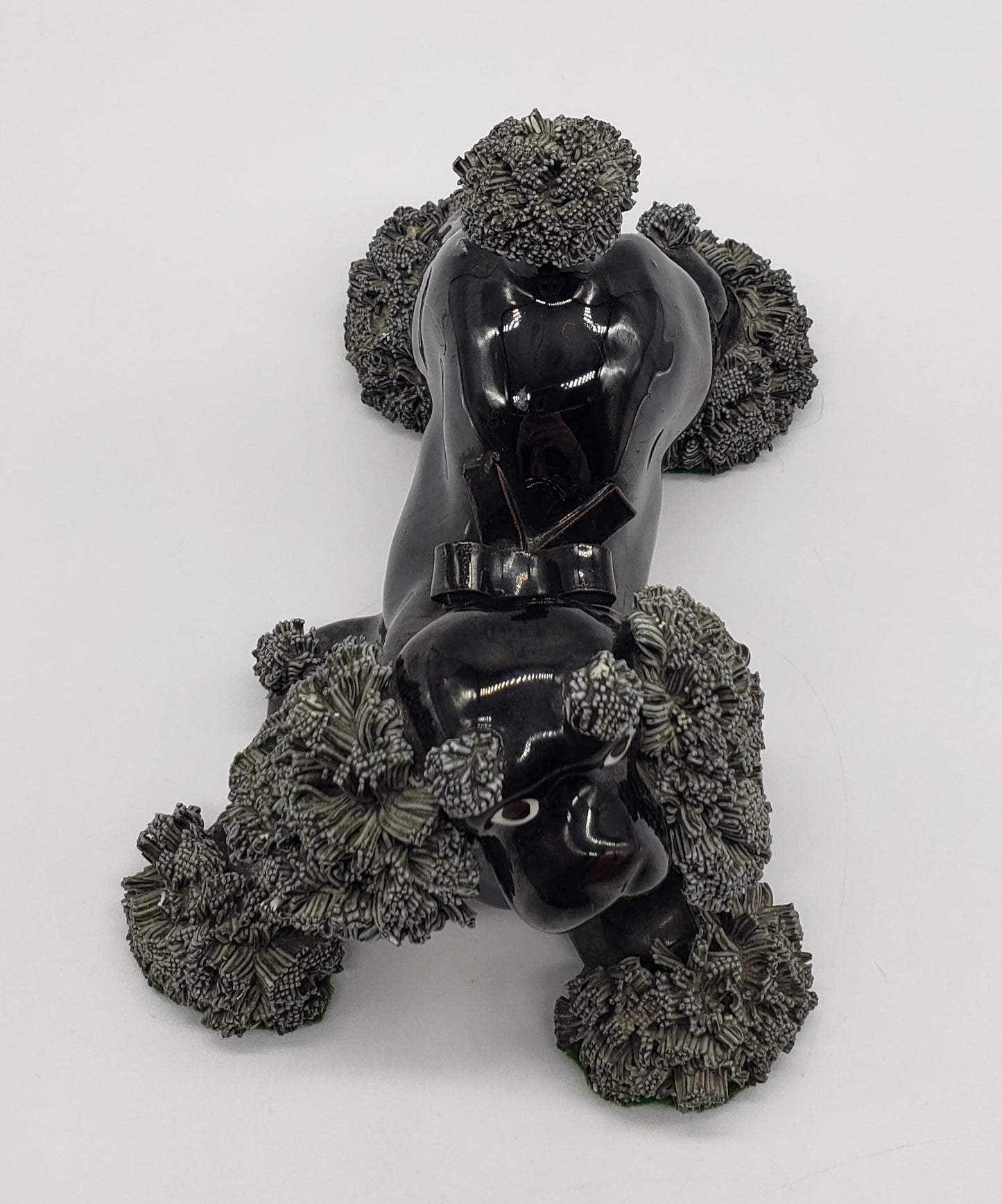 Arnart Porcelain Black Spaghetti Poodle Dog Figurine