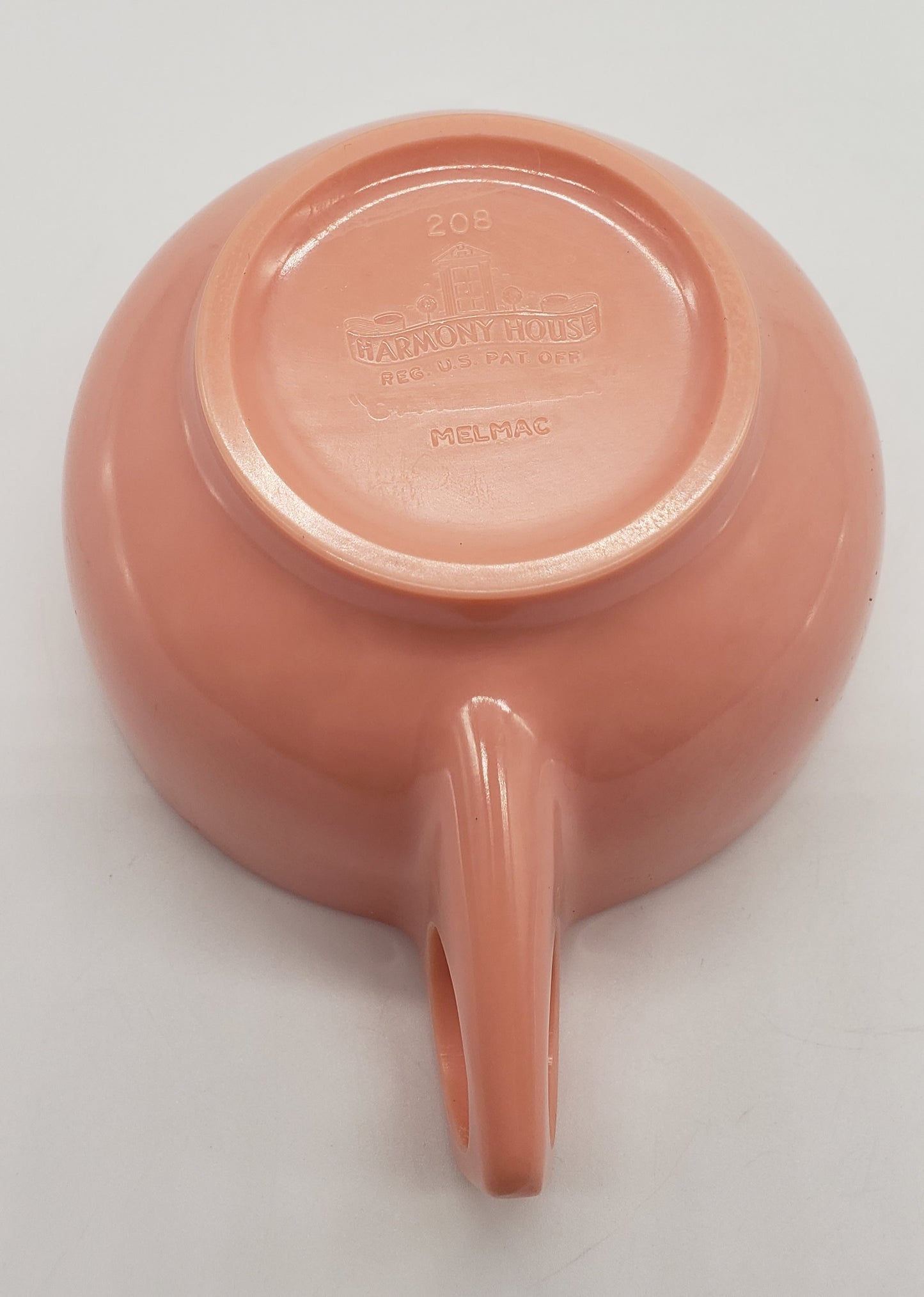 Pink Harmony House Melmac Melamine Creamer Catalina