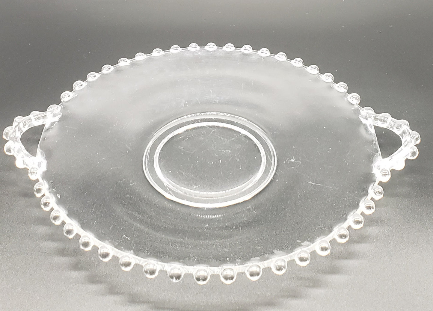 Imperial Candlewick 2-Handeled Serving Plate
