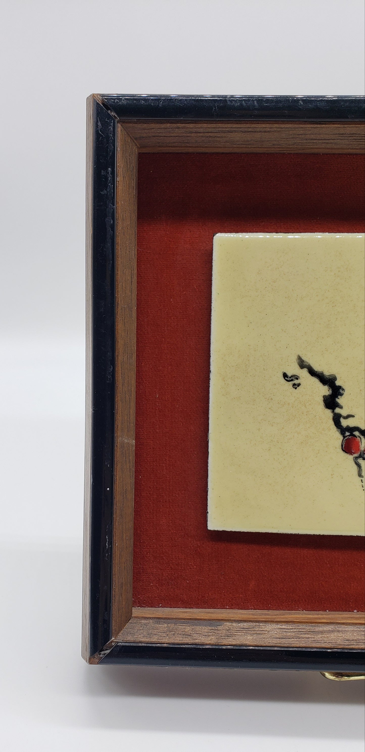 Blue Bird Art Tile Shadow Box Framed