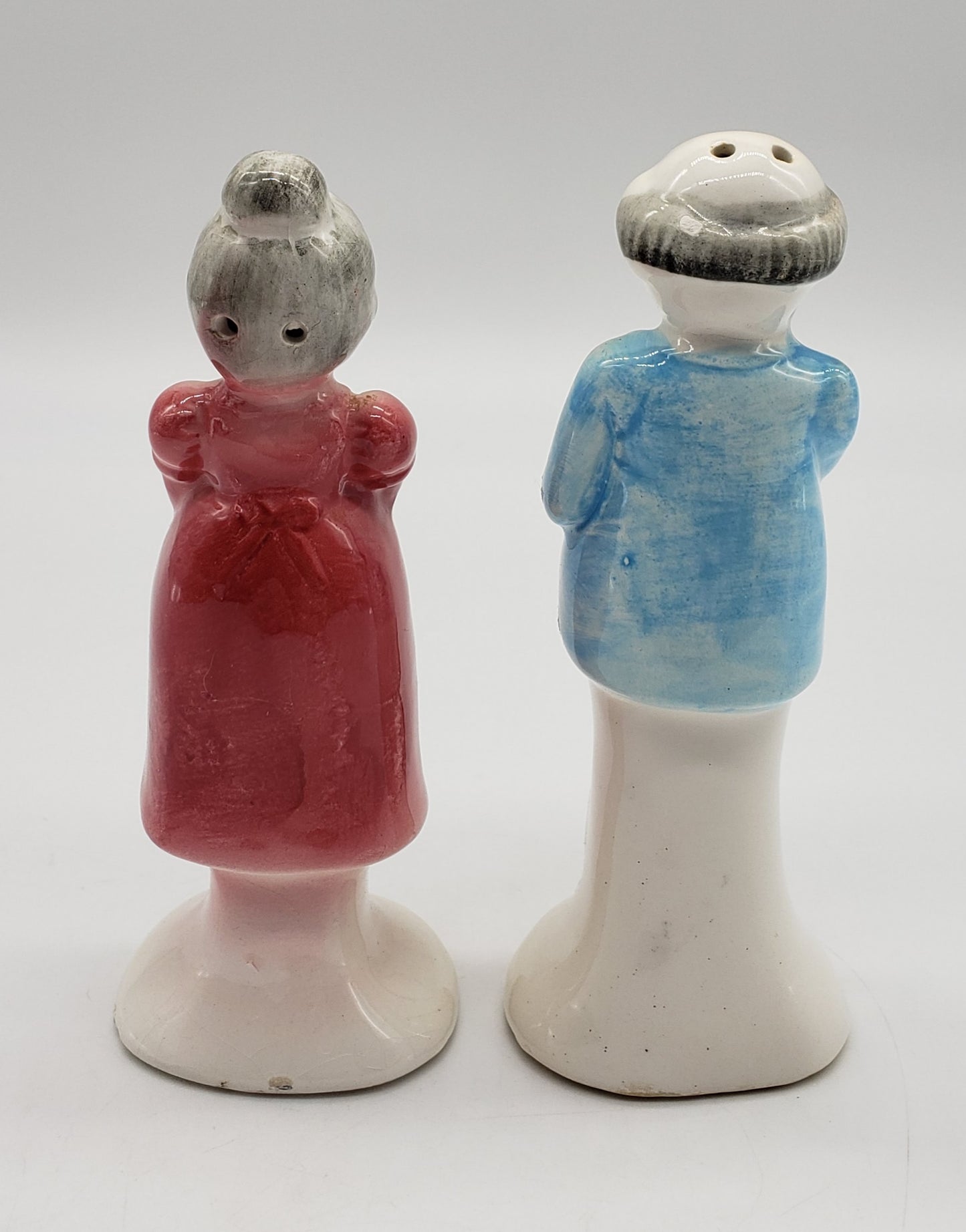 Vintage Enesco Salt & Pepper Shaker YOU AND YOUR ONCE MORE FOR OLD TIME SAKE