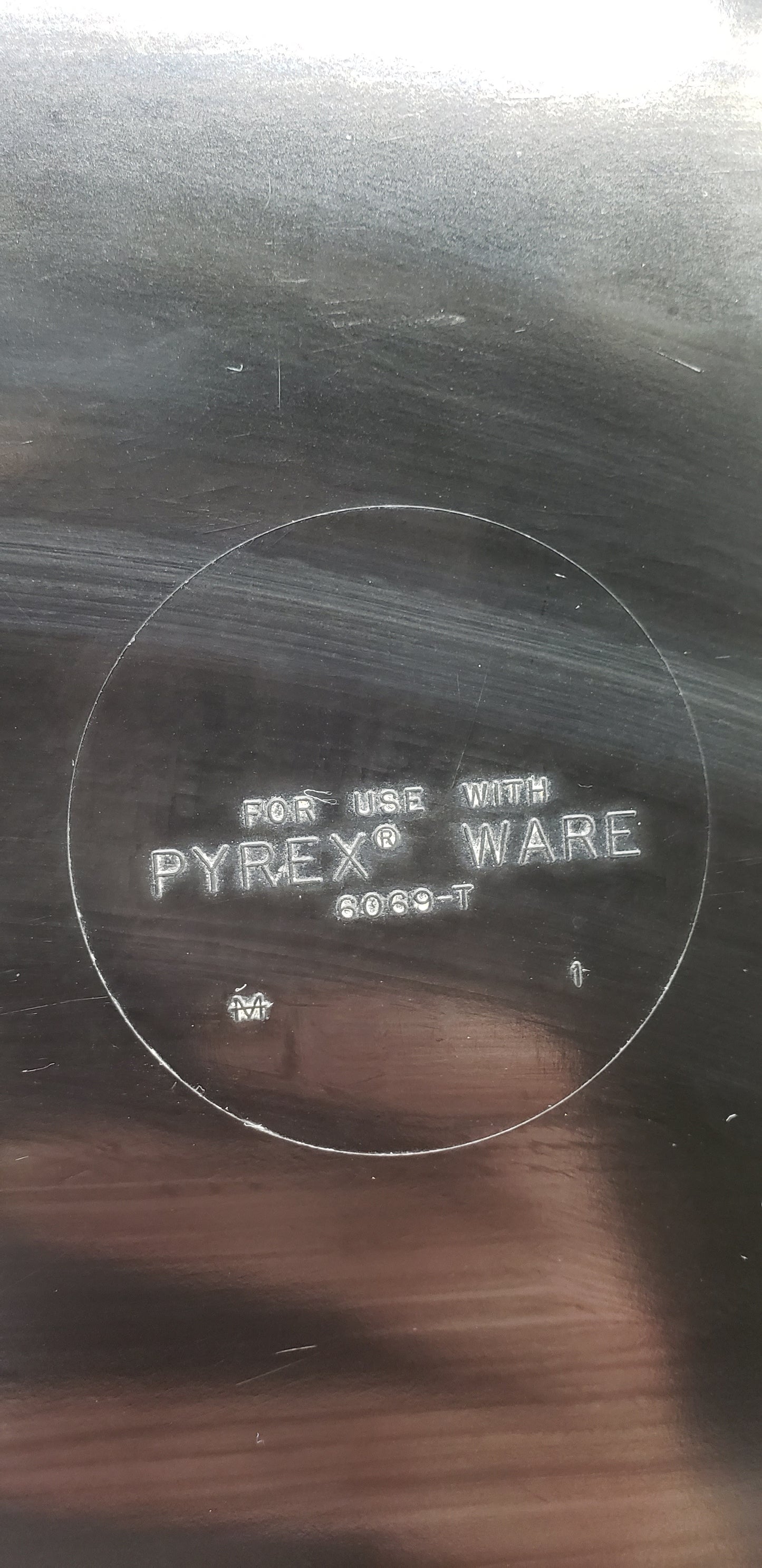 Vintage 70s Pyrex Ware 6069-T Melamine Melmac Faux Wood Serving Tray