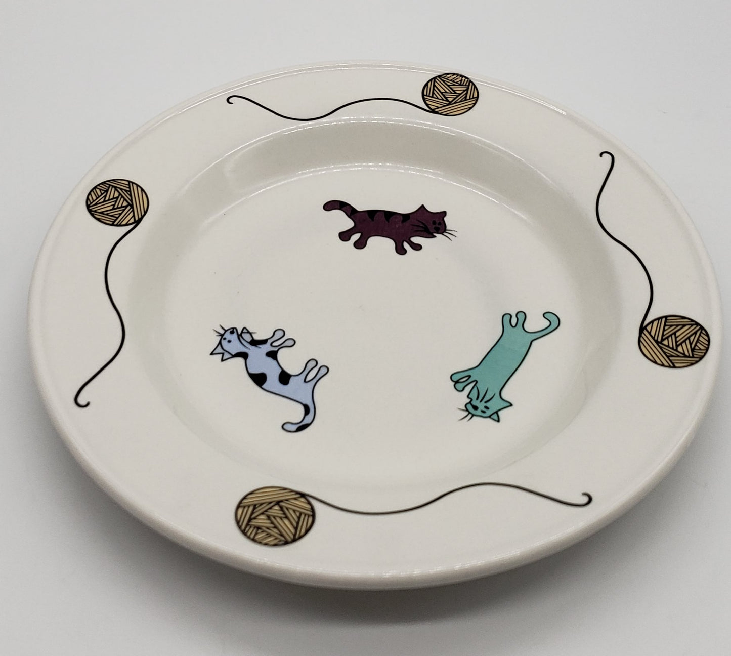 Citation Raining Cats & Dogs Salad Plate