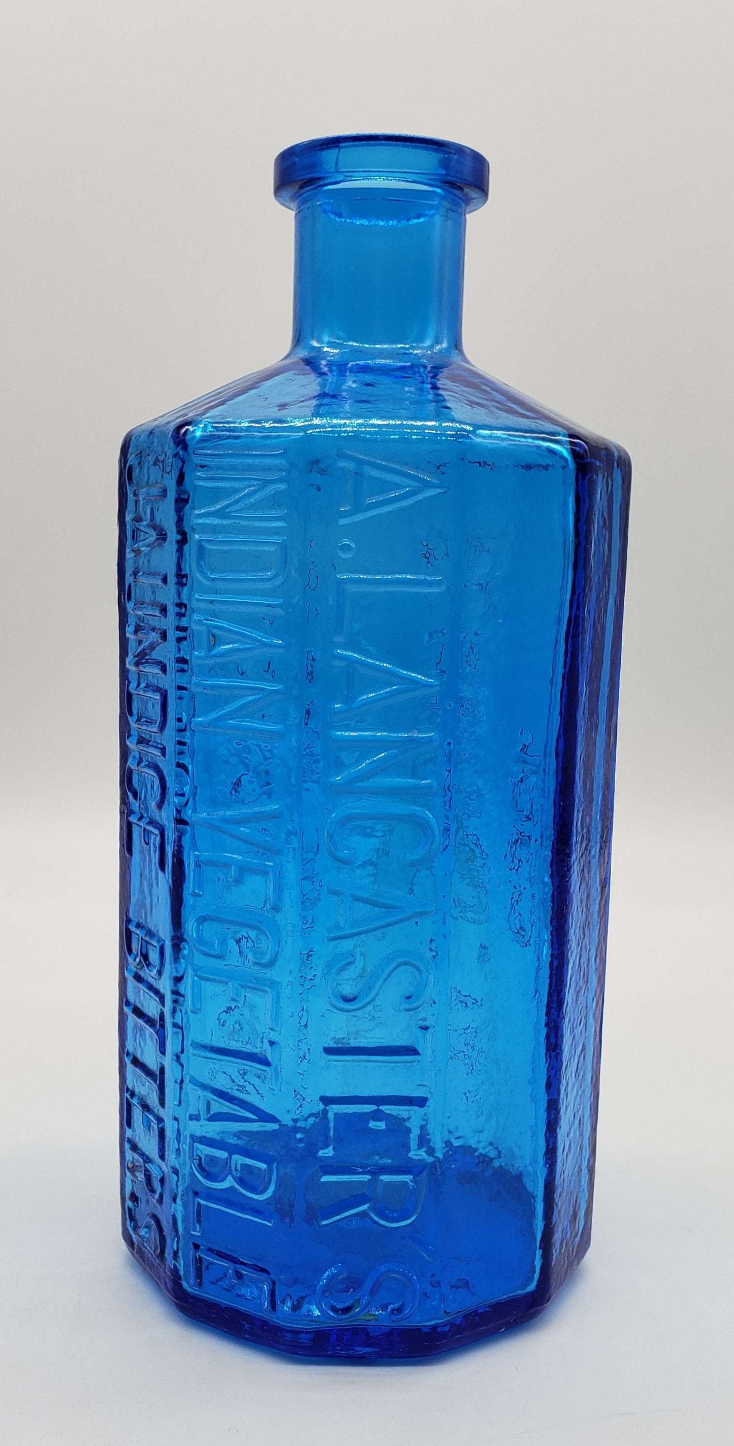 A. Lancaster's Indian Vegetable Jaundice Bitters Bottle by Wheaton