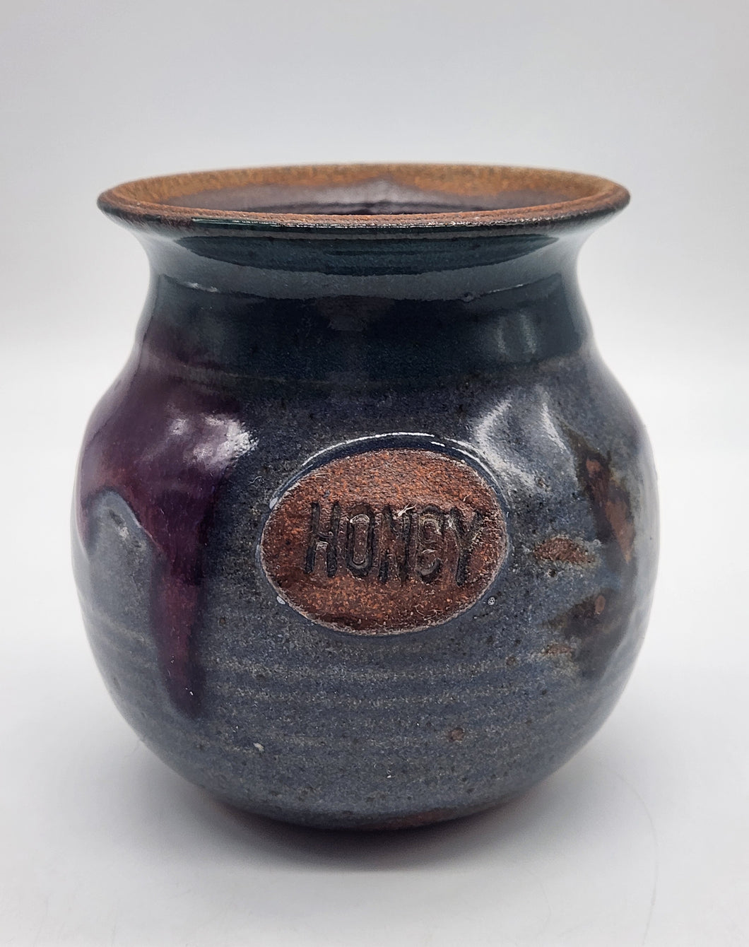 Studio Pottery Honey Pot