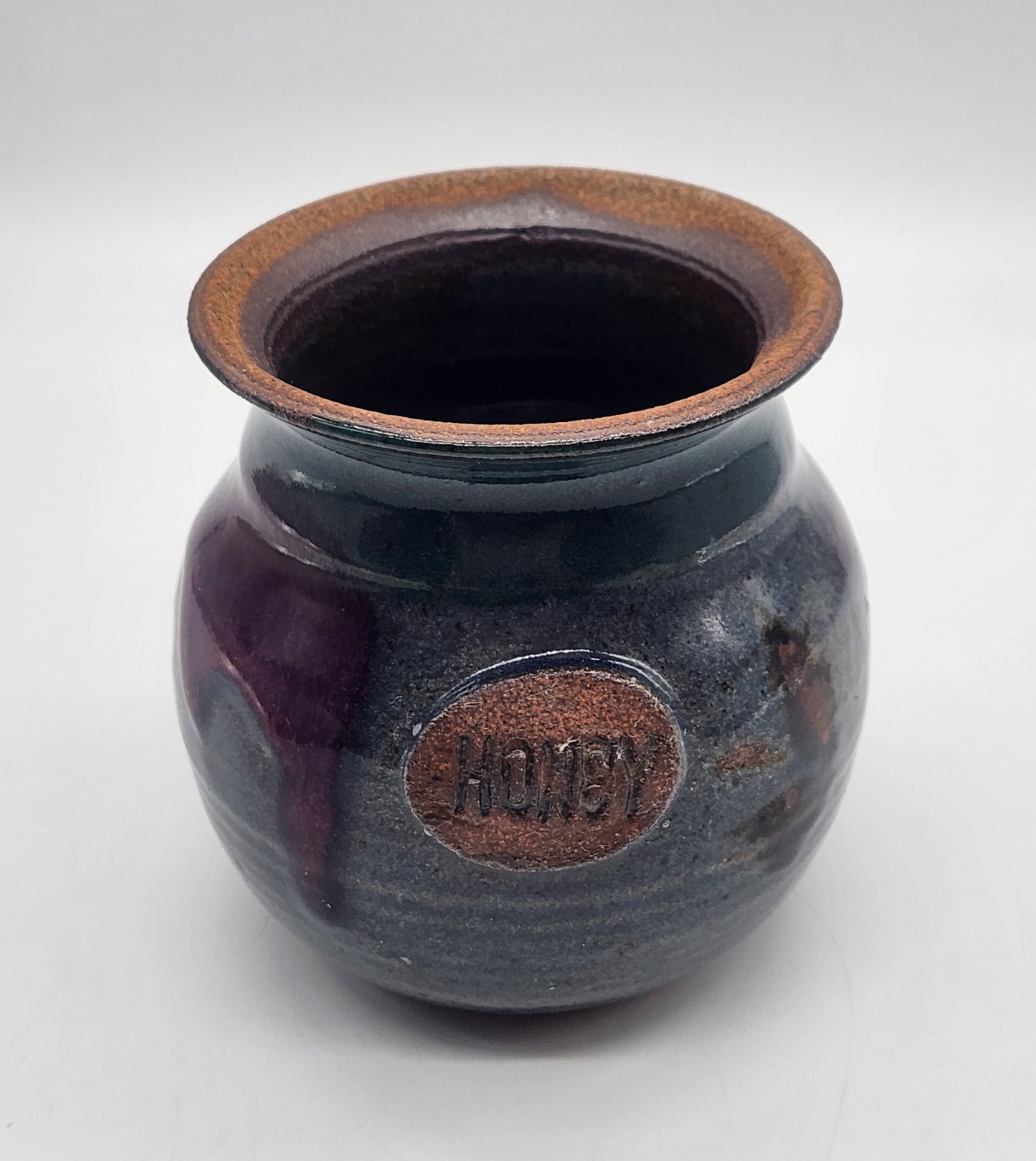 Studio Pottery Honey Pot