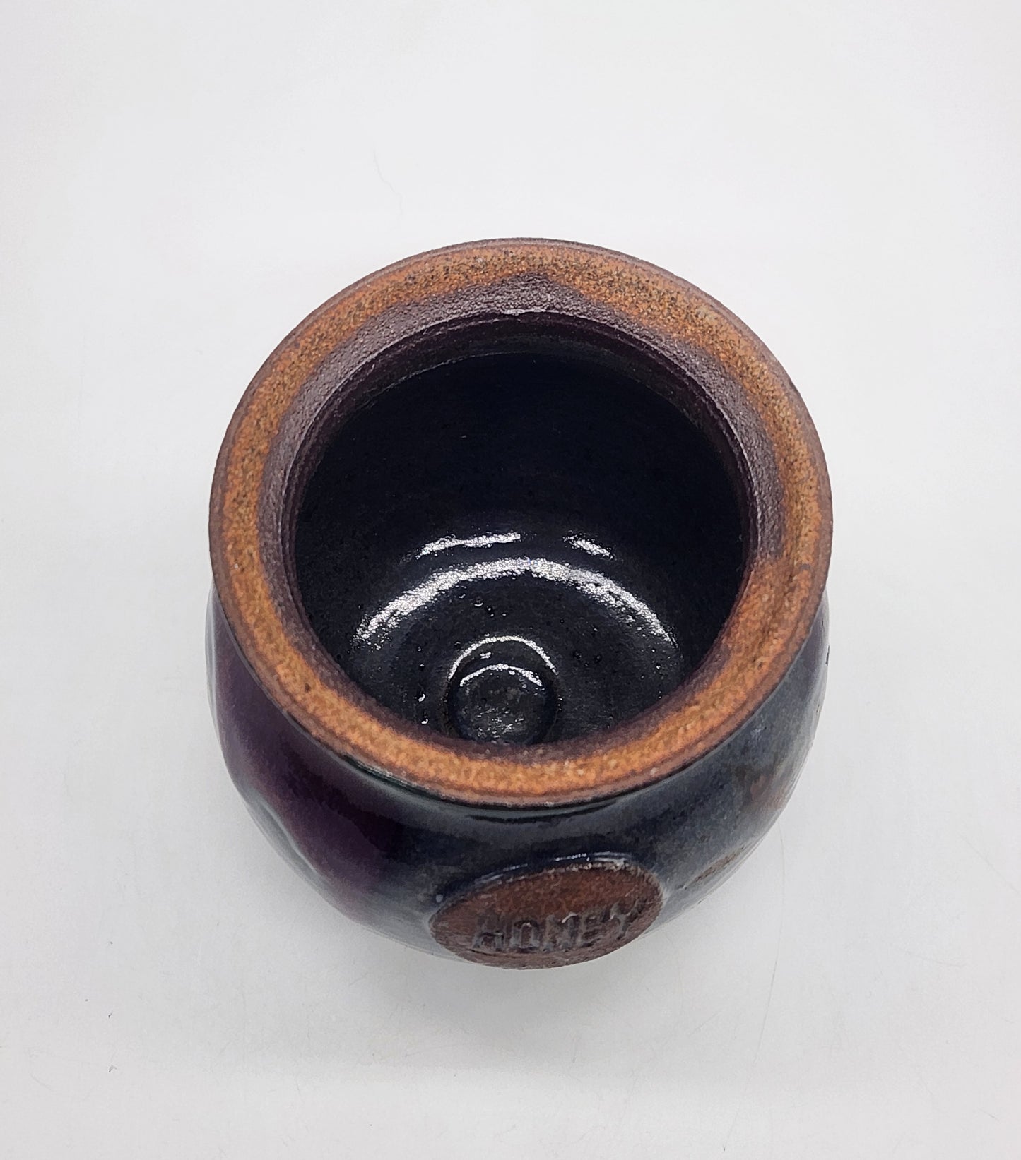 Studio Pottery Honey Pot