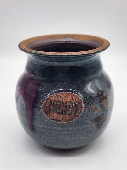 Studio Pottery Honey Pot