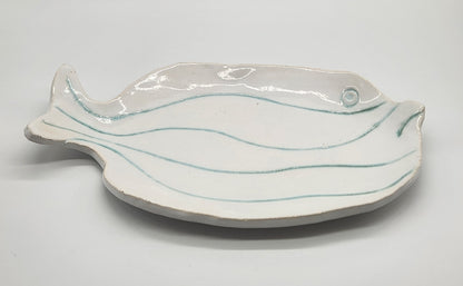 Studio Pottery Fish Tray