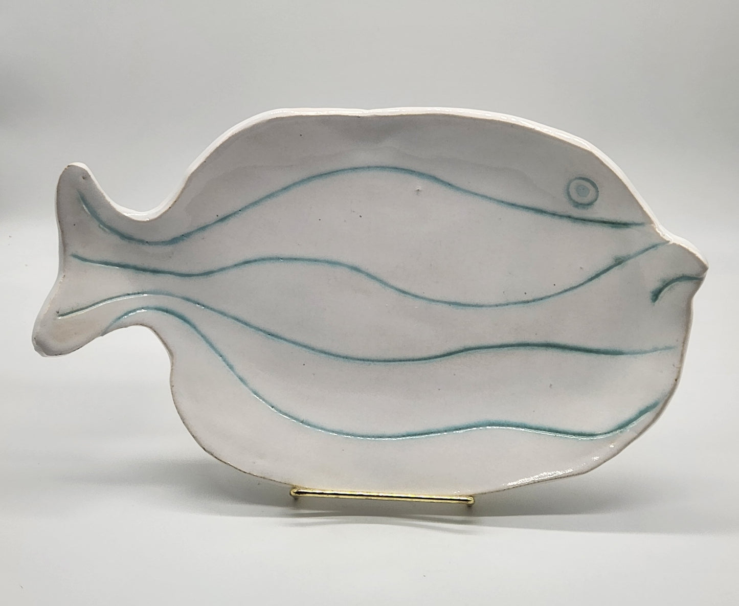 Studio Pottery Fish Tray