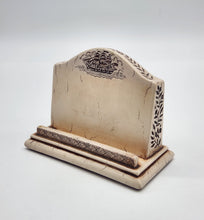Load image into Gallery viewer, Vintage Scrimshaw Clipper Ship Resin Business Card Holder
