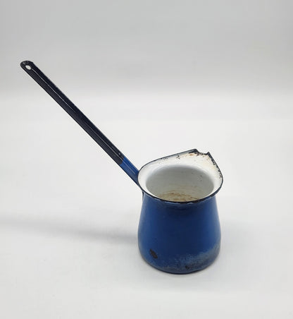 Vintage Enamel Hong Kong Ladle Dipper