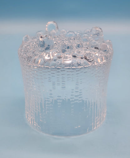 IITTALA ULTIMA THULE FOOTED " ON THE ROCKS " TUMBLER GLASS