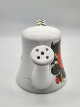 Load image into Gallery viewer, Charming Italian Pottery Watering Can Planter 6.5”H Mediterranean Floral
