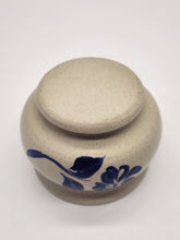 Load image into Gallery viewer, Salt Glaze Cobalt Blue Floral Williamsburg Pottery
