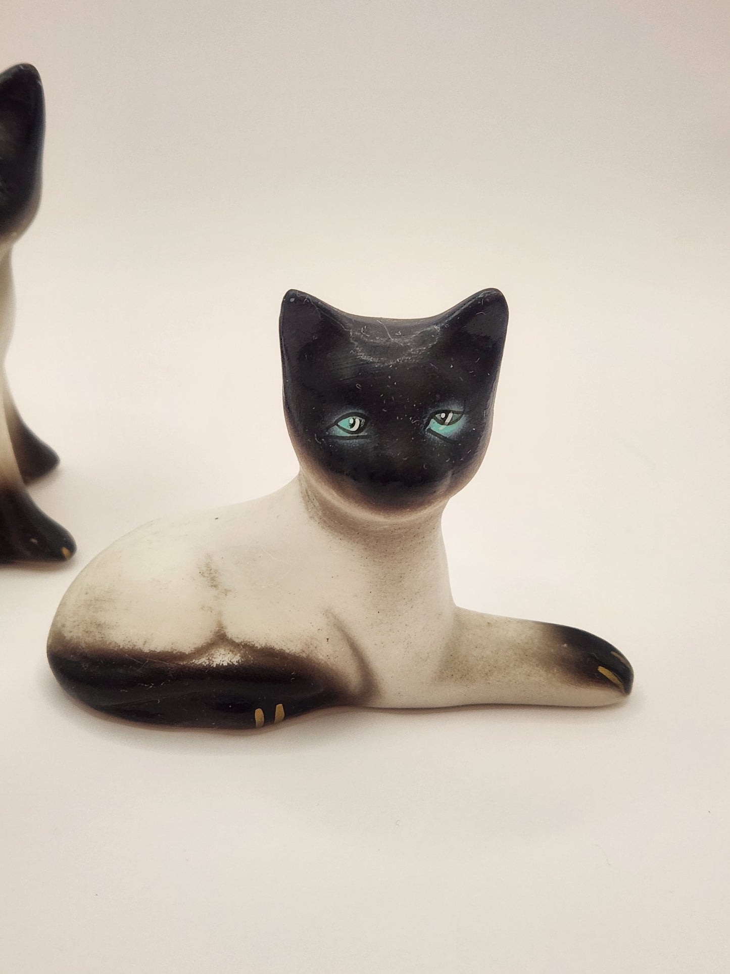 Vintage Siamese Cat Figurines - Three