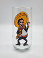 1975 Pepsi Collector Glass Tumbler Poncho Cartoon Character Vintage