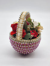 Load image into Gallery viewer, Vintage Basket Art Diorama Flowers Handmade
