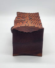 Load image into Gallery viewer, Vintage Hand Carved Box, Rustic Burnt Wood Look, Small Drawer, 1970s
