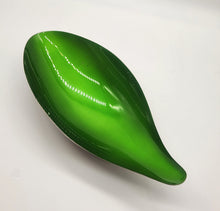 Load image into Gallery viewer, Vintage Reed &amp; Barton Emerald Enamel Silver Plate Tear Drop Bowl #65
