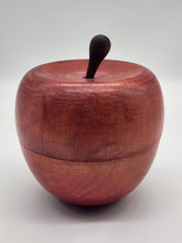 Load image into Gallery viewer, Vintage Hand Painted Made Wooden Apple Keepsake Trinket Desk Storage Box Italy
