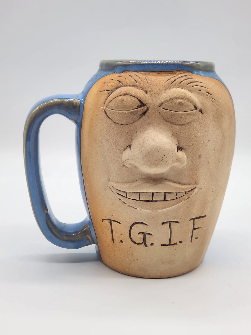 T.G.I.F.' Large Mug Booty Jug With Face By About Face