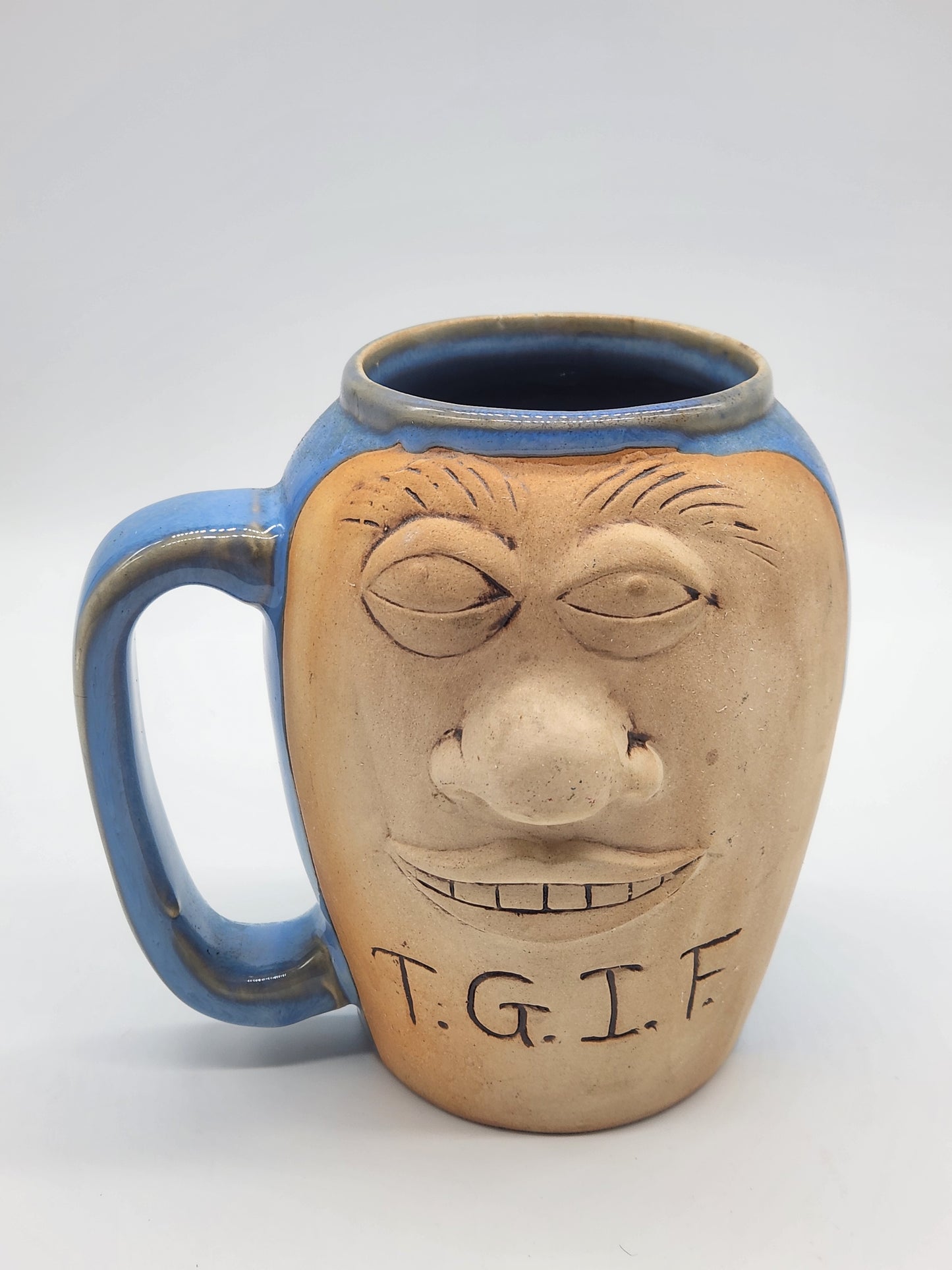 T.G.I.F.' Large Mug Booty Jug With Face By About Face