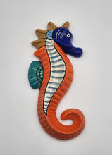 Load image into Gallery viewer, Hand Painted Ceramic Seahorse

