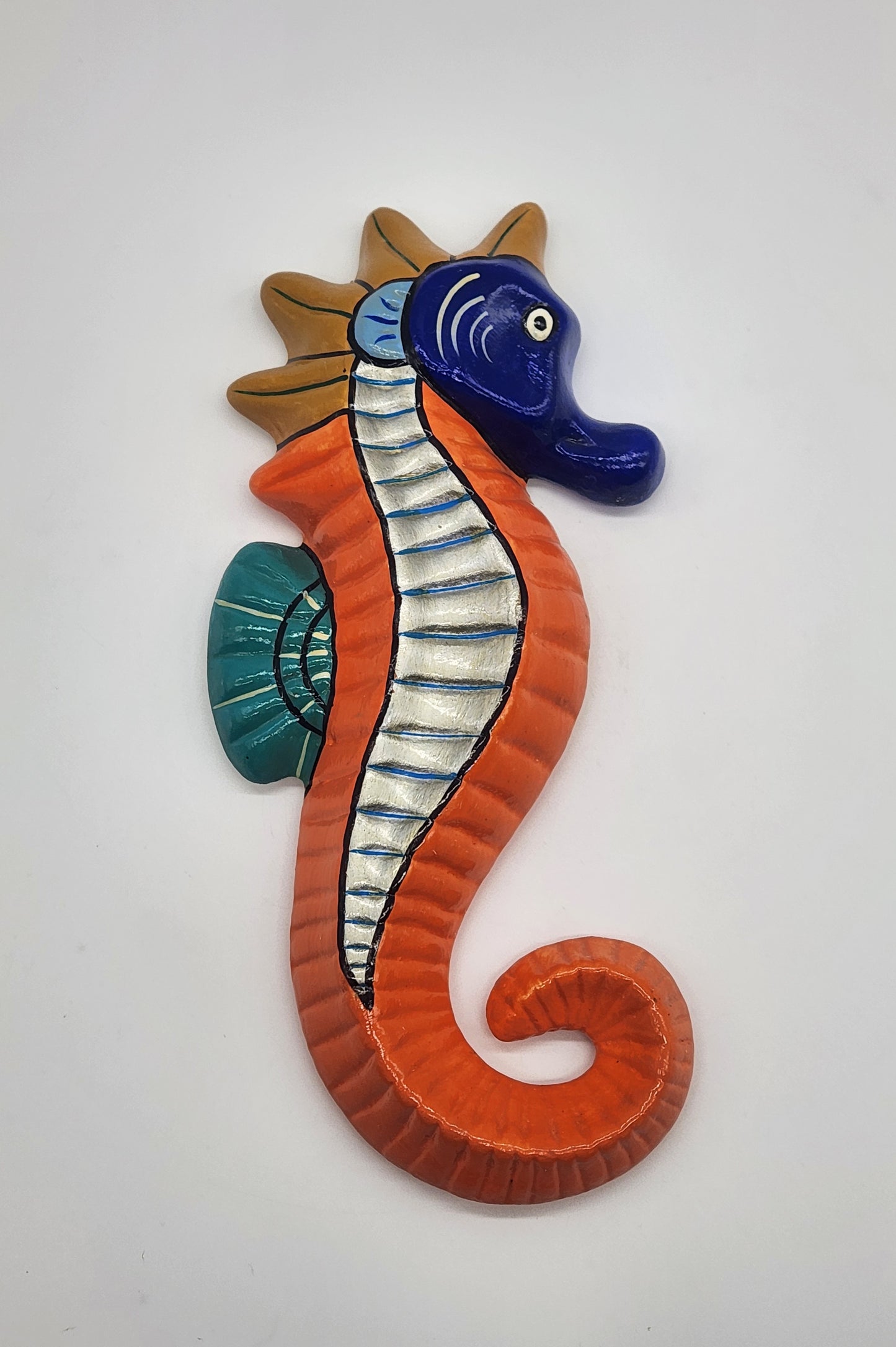 Hand Painted Ceramic Seahorse