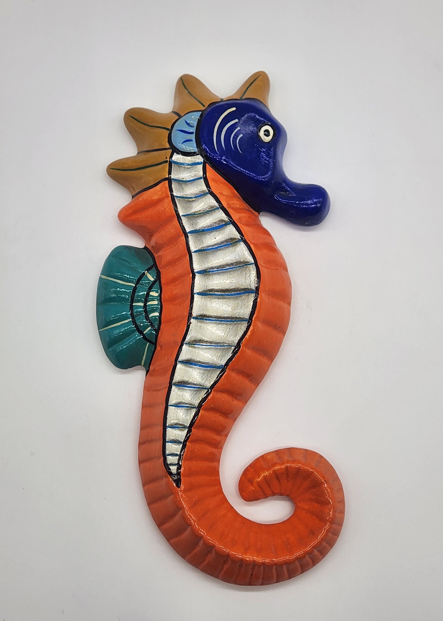 Hand Painted Ceramic Seahorse