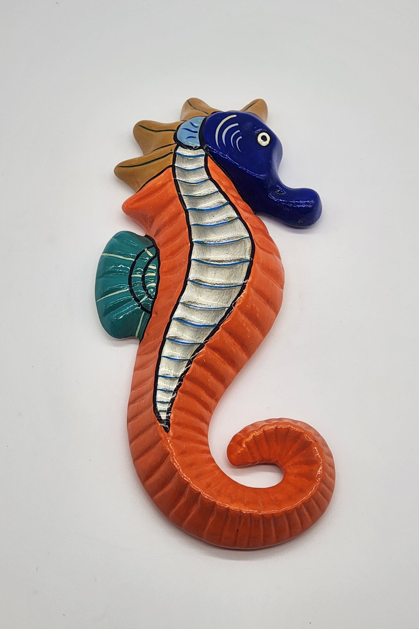 Hand Painted Ceramic Seahorse