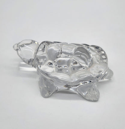 Princess House Lead Crystal Sea Turtle Paperweight