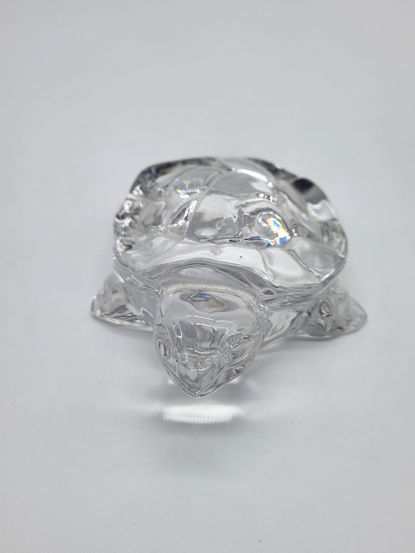 Princess House Lead Crystal Sea Turtle Paperweight