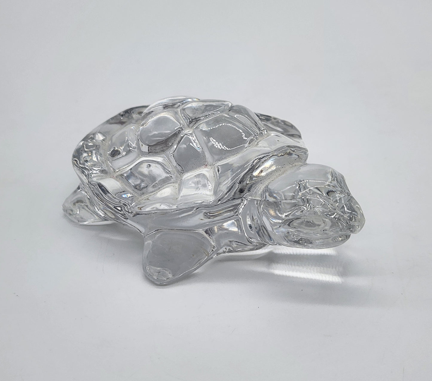 Princess House Lead Crystal Sea Turtle Paperweight