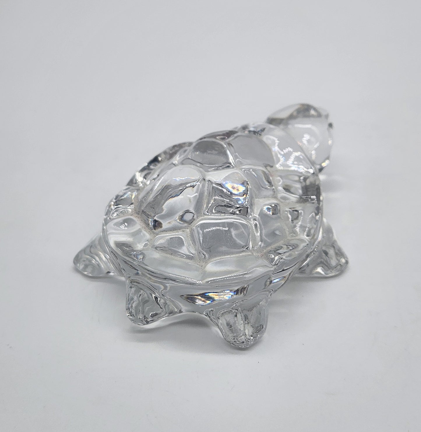 Princess House Lead Crystal Sea Turtle Paperweight