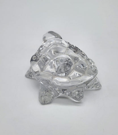 Princess House Lead Crystal Sea Turtle Paperweight