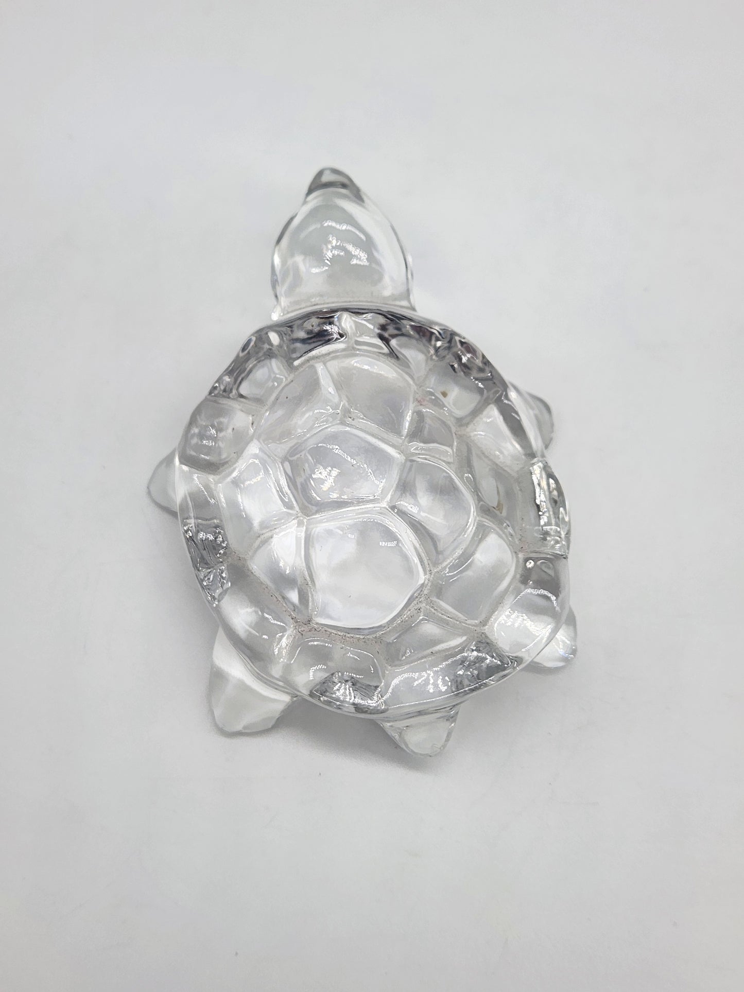 Princess House Lead Crystal Sea Turtle Paperweight