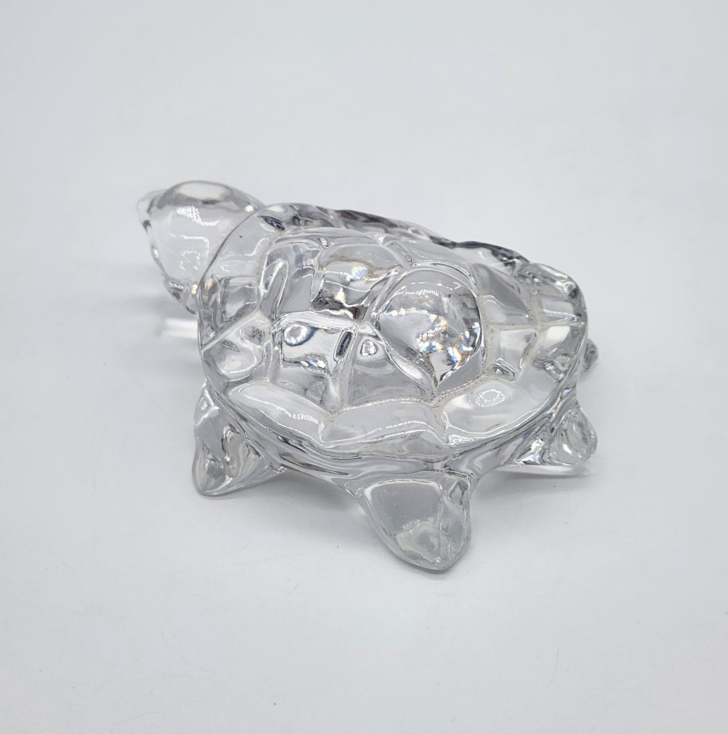 Princess House Lead Crystal Sea Turtle Paperweight