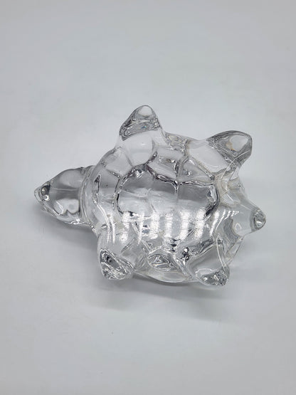 Princess House Lead Crystal Sea Turtle Paperweight