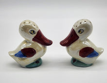 Load image into Gallery viewer, Vintage Lusterware Ceramic Pelican Salt Pepper Shaker Set Germany
