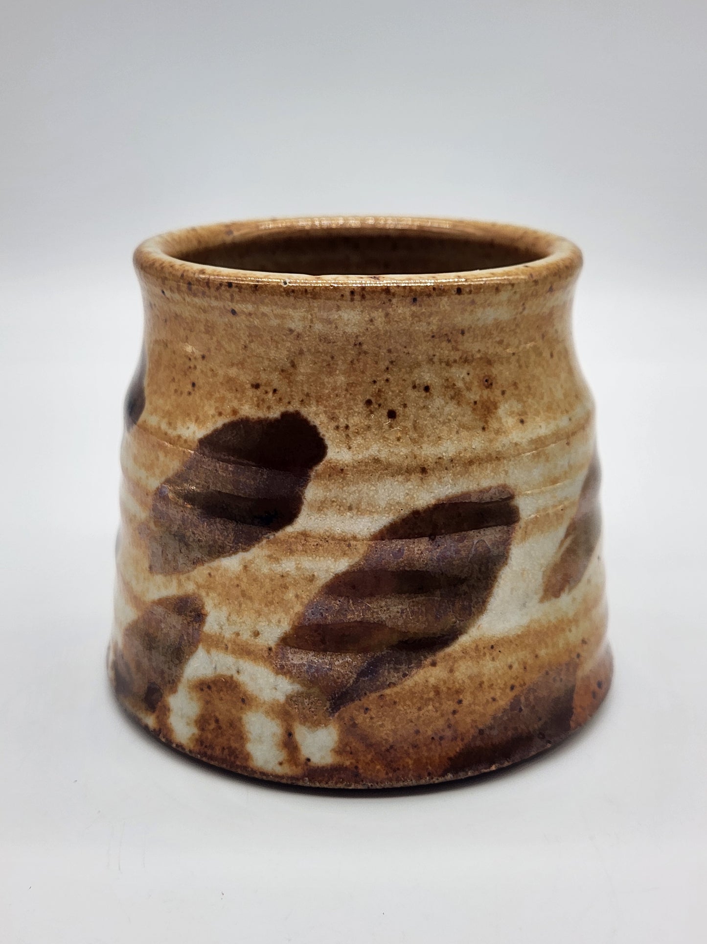 Studio Pottery Mug Earth tone 3.5"