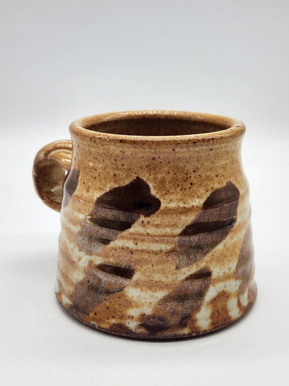 Studio Pottery Mug Earth tone 3.5"