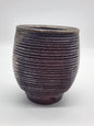 Handcrafted Pottery Planter/Cup Brown Glaze with Texture 4.25"