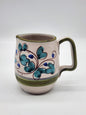 VINTAGE Italian Ceramic Creamer Hand Painted Flowers Made in Italy