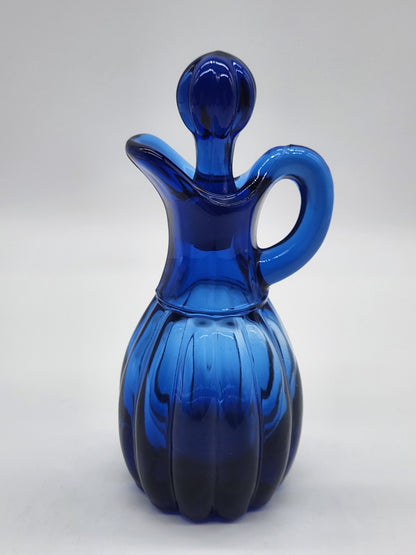 Imperial Glass Blue (Ultra) Cruet with Stopper