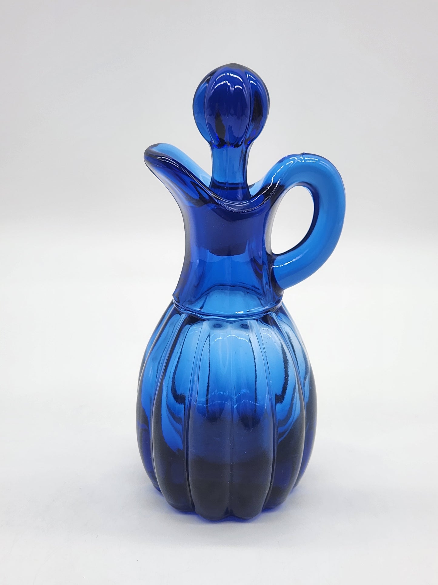 Imperial Glass Blue (Ultra) Cruet with Stopper