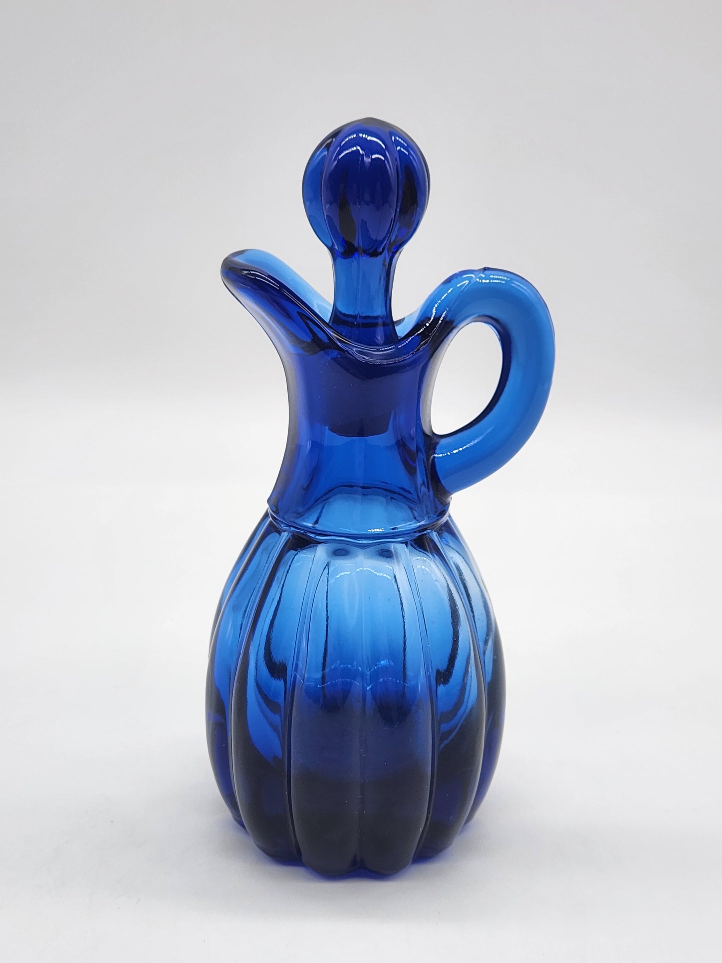 Imperial Glass Blue (Ultra) Cruet with Stopper